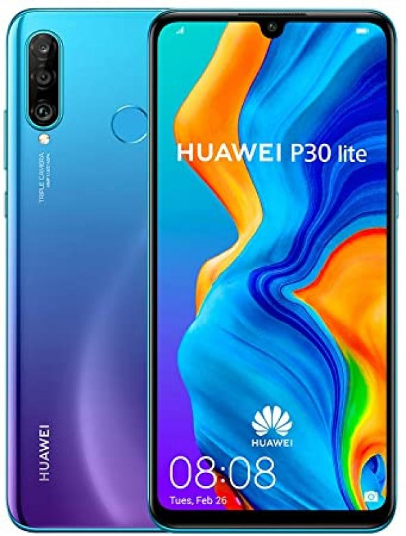Huawei P30 Lite 128 Gb Cep Telefonu Mavi (Outlet )