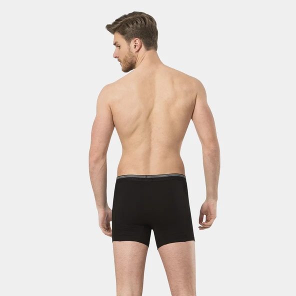 Türen Erkek Likralı Düğmeli Boxer (2li Paket) - 5