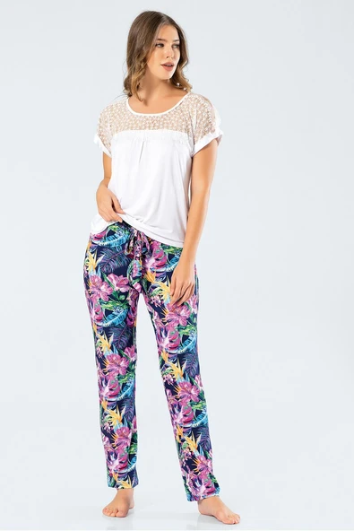 Türen Kadın Desenli Pijama Takımı ürün görseli