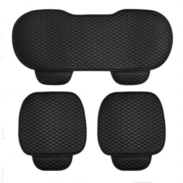 Dacia Duster 2010-2017 Arası Siyah Deri Oto Koltuk Minderi - 2