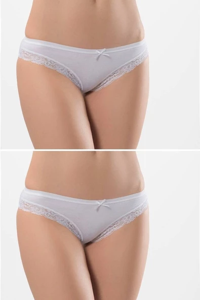 Türen Kadın Likralı Fistolu Bikini (2li Paket)