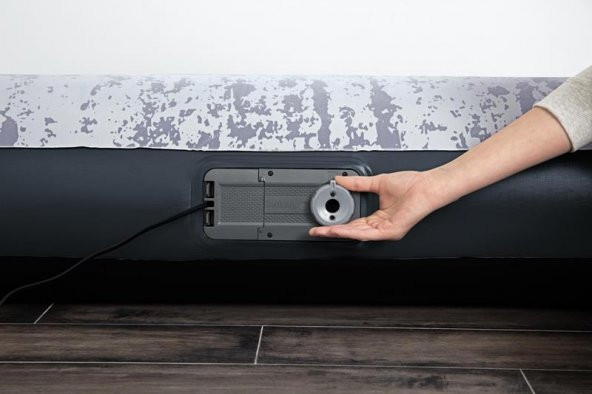 Bestway Tritech Luftbett Fashion Flock Quen With Built-In Şişme Yatak - 6