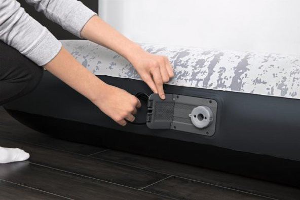 Bestway Tritech Luftbett Fashion Flock Quen With Built-In Şişme Yatak - 8