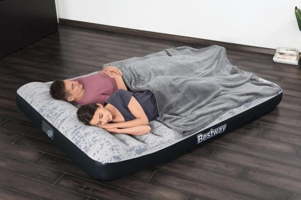 Bestway Tritech Luftbett Fashion Flock Quen With Built-In Şişme Yatak - 9