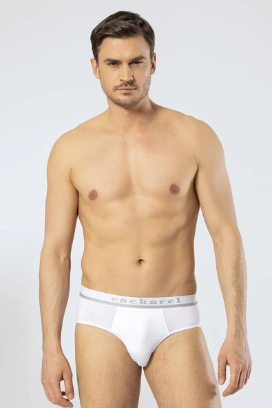 Cacharel Erkek Lastikli Slip Beyaz