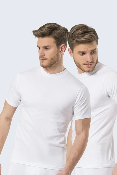 Türen Erkek 2li Bisiklet Yaka Fanila ürün görseli 1