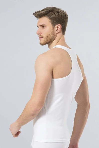 Türen Erkek Halter Yaka Likralı Spor Atlet - 3