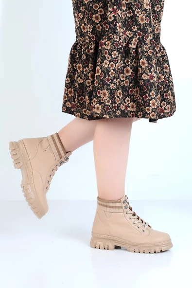 MP 232-1427Zn Kışlık Kadın Düz Bot - Resim 3