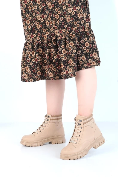 MP 232-1427Zn Kışlık Kadın Düz Bot - Resim 2