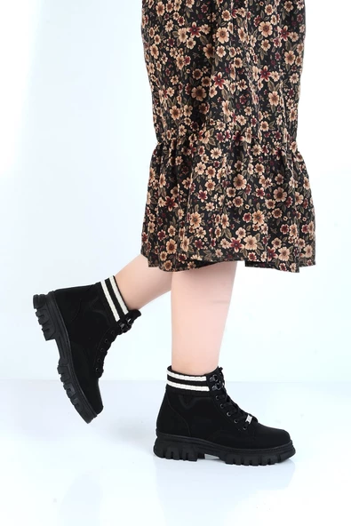 MP 232-1427Zn Kışlık Kadın Düz Bot - Resim 6