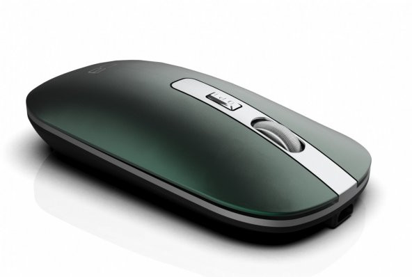 Inca IWM-531RY Bluetooth & Kablosuz Optik Metalik Yeşil Mouse - Resim 4