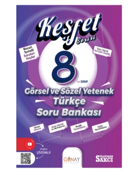 Keşfet 8. Sınıf LGS Görsel ve Sözel Yetenek Soru Bankası
