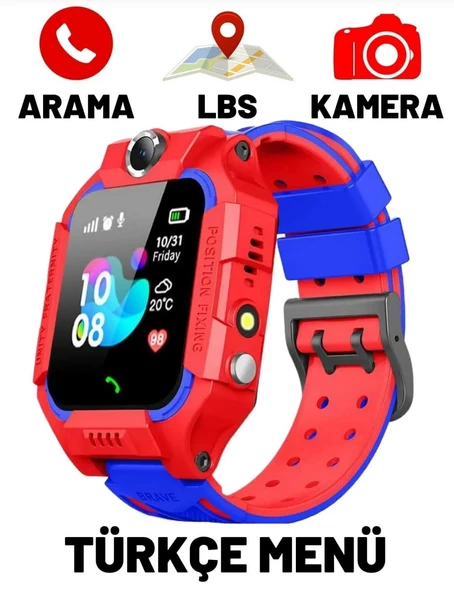 Smart Kids Watch LBS Konumlu Akıllı Çocuk Takip Saati Sim Kartlı Arama, Kameralı