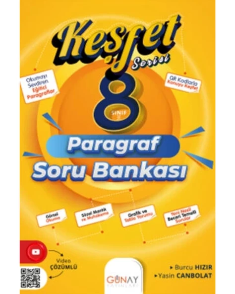 Keşfet 8. Sınıf LGS Paragraf Soru Bankası