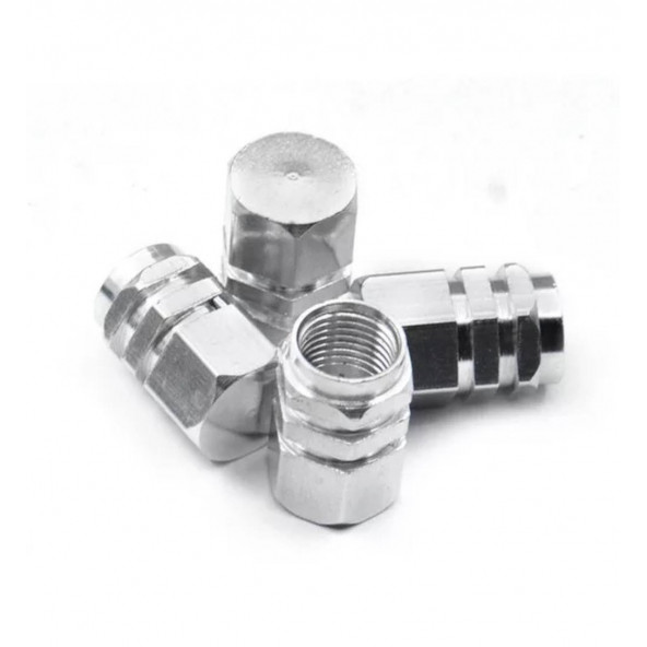 SİBOP KAPAĞI 4 TAKIM METAL - GÜMÜŞ RENK - 3