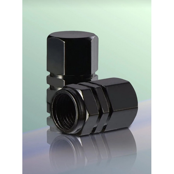 SİBOP KAPAĞI 4 TAKIM METAL - SİYAH RENK - 7