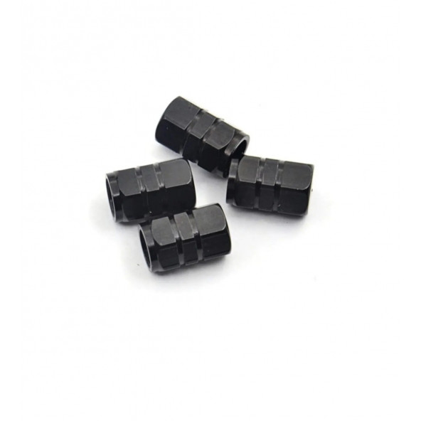 SİBOP KAPAĞI 4 TAKIM METAL - SİYAH RENK - 10