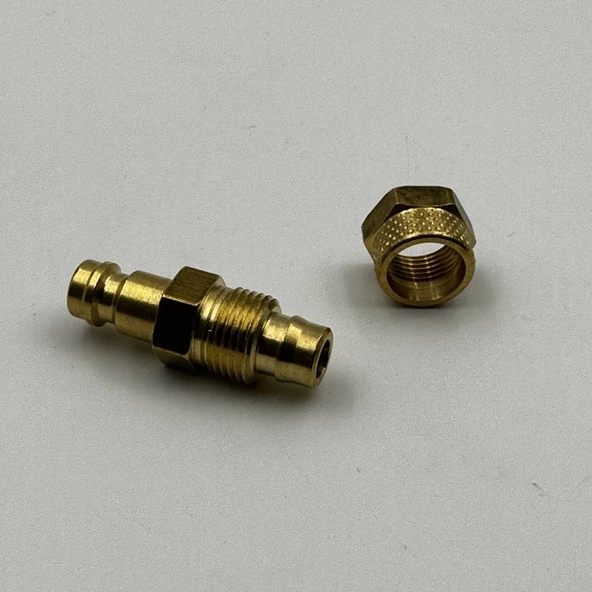 Pnömatik Sarı Stoper Otomatik Rekor Somun Sıkmalı Uç T21 - 8x10 - Resim 7