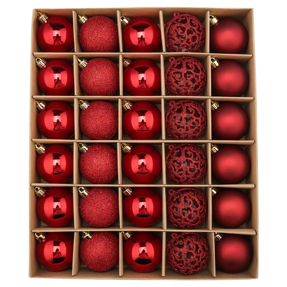 30 Parça Lüks Yılbaşı Ağacı Süsü Yılbaşı Yeniyıl Ağaç Süsü Christmas Tree Ornaments Yeni Yıl Süsleri - 2