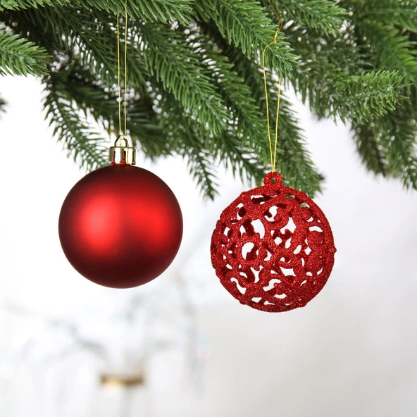 30 Parça Lüks Yılbaşı Ağacı Süsü Yılbaşı Yeniyıl Ağaç Süsü Christmas Tree Ornaments Yeni Yıl Süsleri - 4