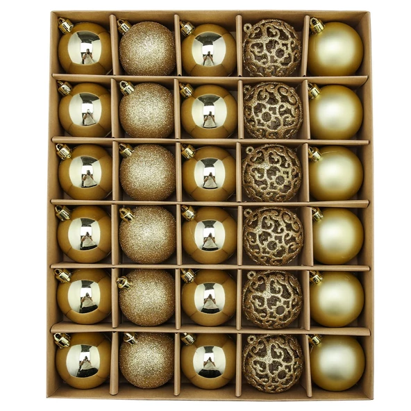 30 Parça Lüks Yılbaşı Ağacı Süsü Yılbaşı Yeniyıl Ağaç Süsü Christmas Tree Ornaments Yeni Yıl Süsleri - 2