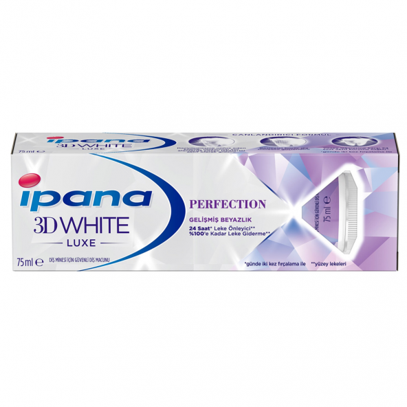 İpana 3D White Luxe Perfection Gelişmiş Beyazlık Diş Macunu 75 ml.