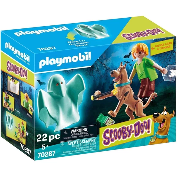 Playmobil 70287 Scooby-Doo! Scooby And Shaggy With Ghost