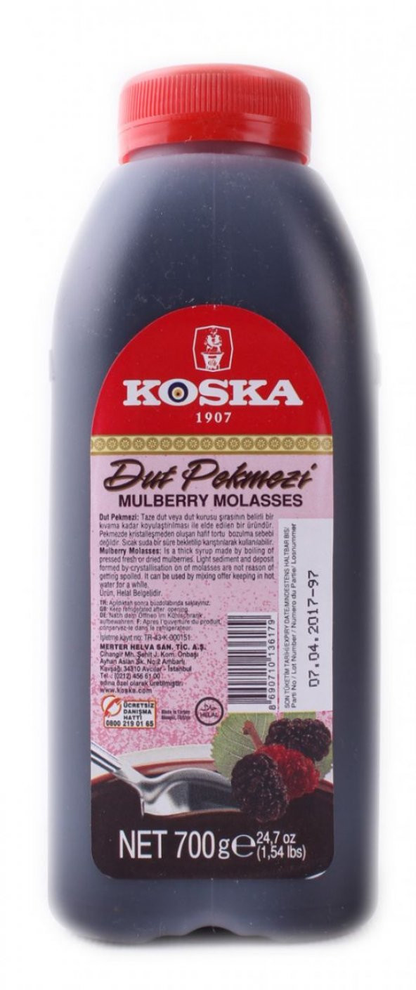 Koska Dut Pekmezi 700 Gr Bidon