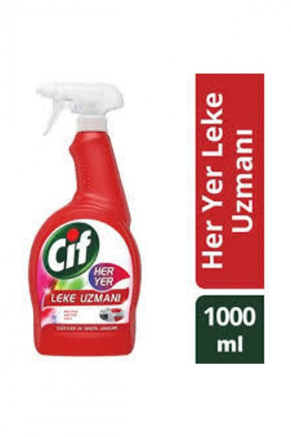 Cif Heryer Leke Uzmanı Kırmızı Sprey 750 Ml
