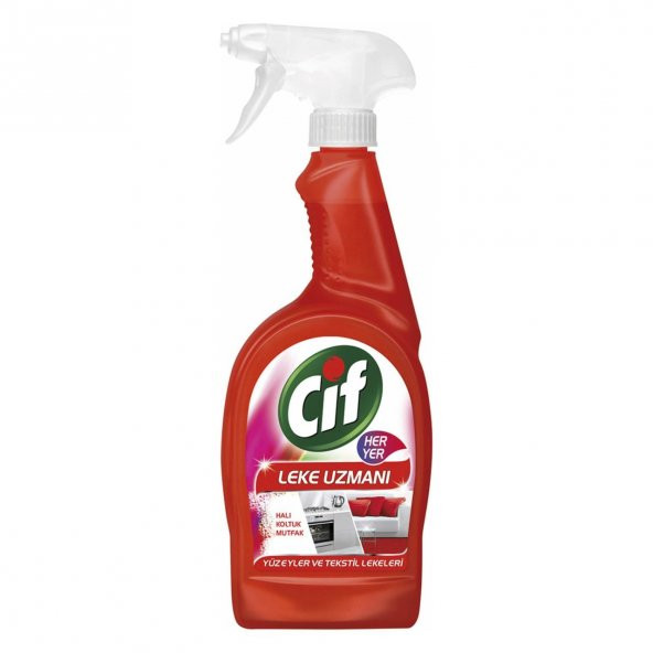 Cif Heryer Leke Uzmanı Kırmızı Sprey 750 Ml - Resim 4