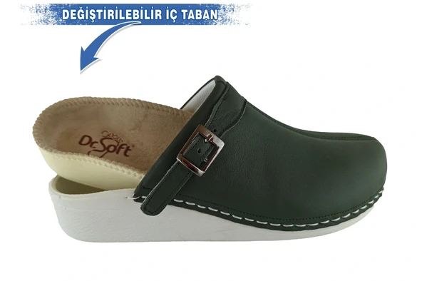 Kadın Anatomik Konfor Terliği Sabo-401 - YEŞİL - Resim 6