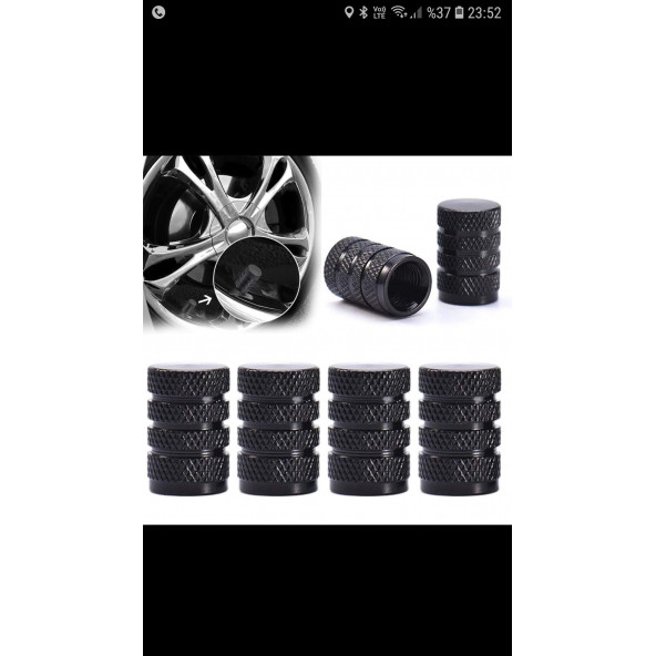 SİBOP KAPAĞI 4 TAKIM METAL - SİYAH - 3