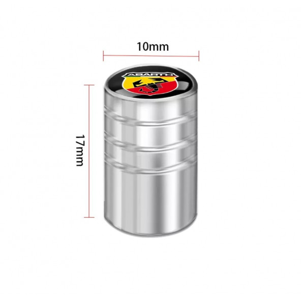 SİBOP KAPAĞI 4 TAKIM METAL ABARTİ - KROM - 3