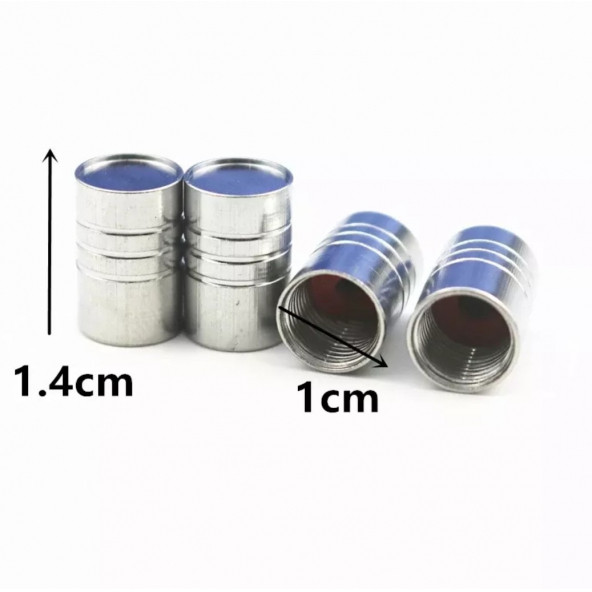 SİBOP KAPAĞI 4 TAKIM METAL BMV - KROM - 5