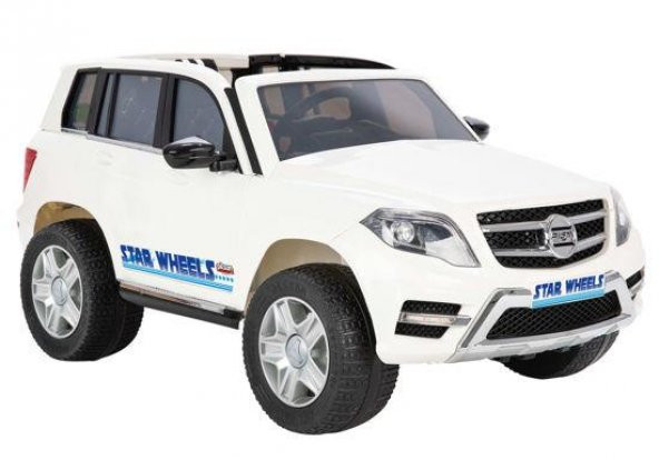 Pilsan Star Wheels 12V Uzaktan Kumandalı Akülü Araba 3+ Yaş İçin Beyaz Siyah