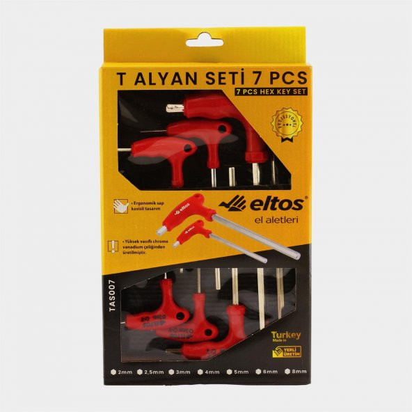Eltos T Allen Anahtar Takımı 7 Pc TAS007 - 3