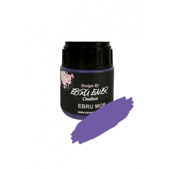 Ebru Ener Chalkee Boya Ebru Mor 120 ml.