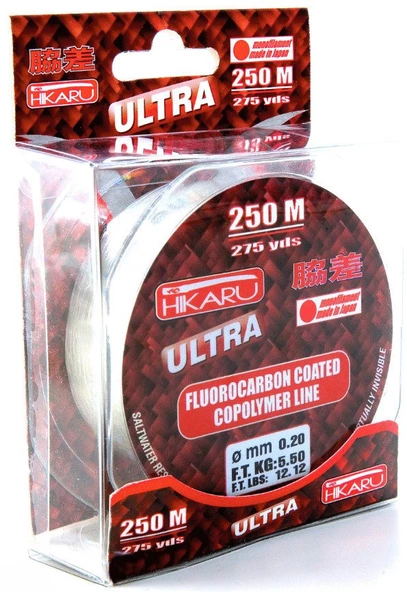 Lineaeffe 250m Hikaru Fluoro Carbon Kaplı Hayalet Misina - 5