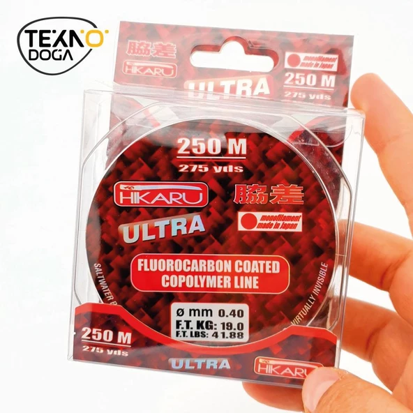 Lineaeffe 250m Hikaru Fluoro Carbon Kaplı Hayalet Misina - 3