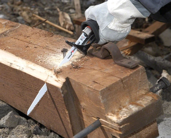 Bosch - Heavy Serisi Ahşap Ve Metal için Panter Testere Bıçağı S 1111 DF - 5'li - 4