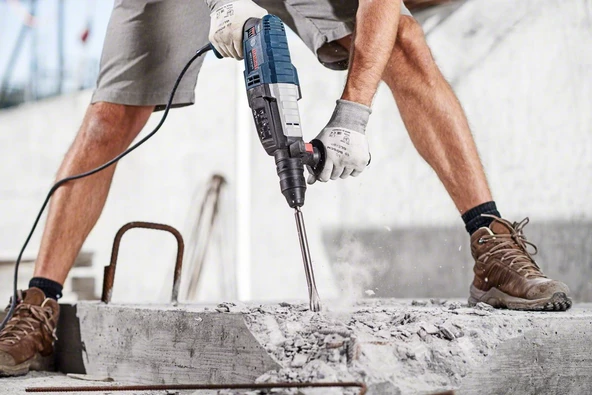 Bosch - SDS-Plus Şaftlı Yassı Keski 250*40 mm 5'li - 4