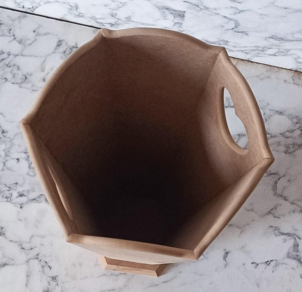 Hobi Adn 90187 Ahşap Mdf HAM Şemsiyelik Vazosu büyük MODEL Kutuda Sevk El Yapım