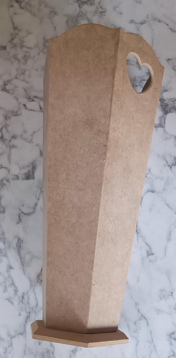 Hobi Adn 90187 Ahşap Mdf HAM Şemsiyelik Vazosu büyük MODEL Kutuda Sevk El Yapım - 4