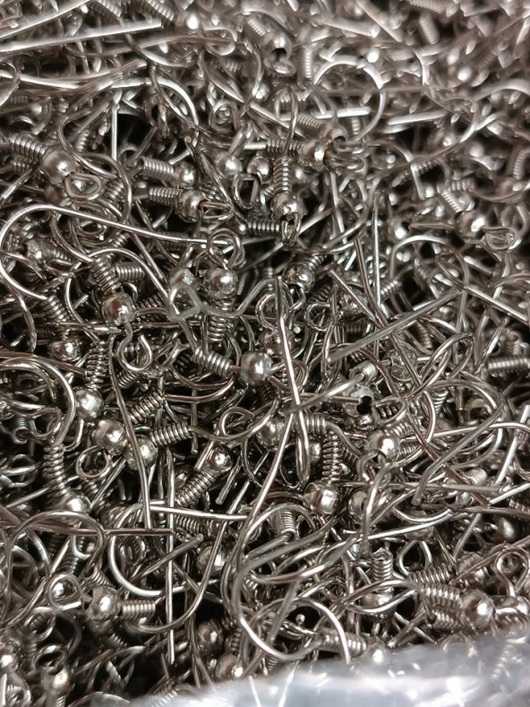 Çengel Küpe Aparatı Gümüş Renk 1Kg 5000 Adet - 3