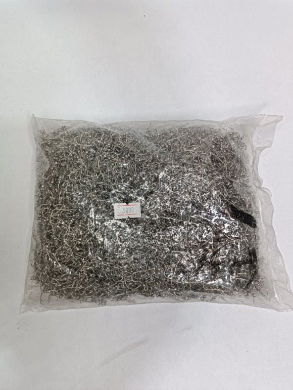 Çengel Küpe Aparatı Gümüş Renk 1Kg 5000 Adet - 4