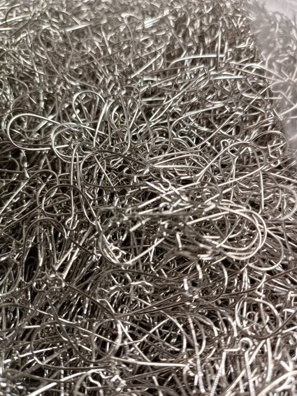 D Tipi Çengel Küpe Aparatı Gümüş Renk 1Kg 5000 Adet - 3