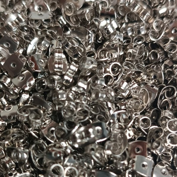 Nikel Kaplama Kelebek Tipi Küpe Arkalığı Tıkacı 5000 Adet - 2