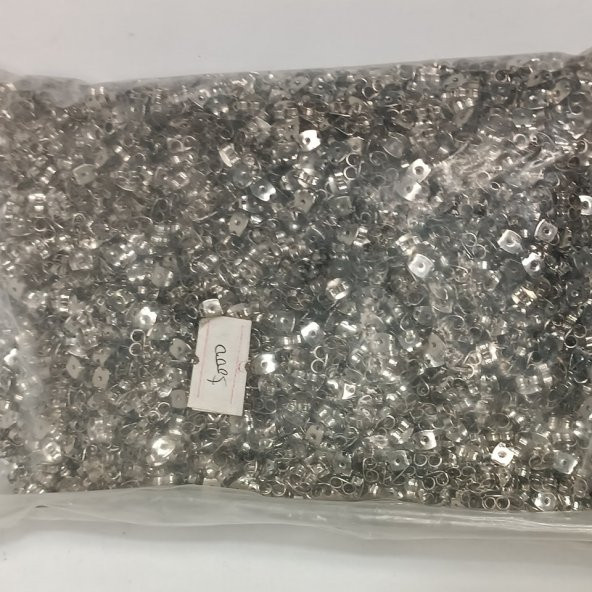 Nikel Kaplama Kelebek Tipi Küpe Arkalığı Tıkacı 5000 Adet - 3