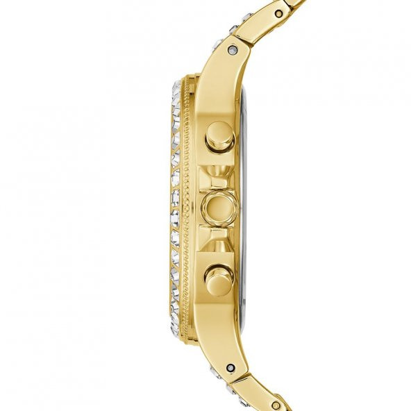 GUESS GUGW0320L2 ALTIN KAPLAMA TAŞLI KADIN KOL SAATİ - Resim 2