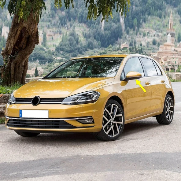 VW Golf 7.5 2017-2020 Sol Dış Ayna Alt Kapağı 5G1857507